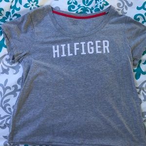 tommy hilfiger pajama shirt